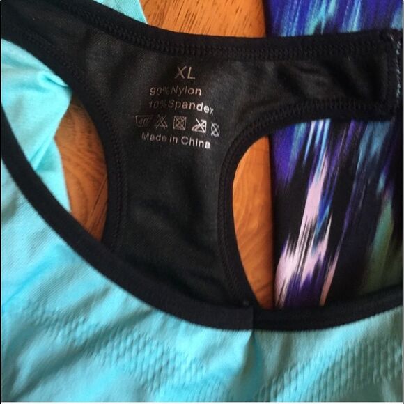 GREAT SPORTS Bra Light Blue and Black - Picture 3 of 6